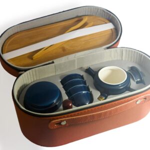 !Teegeschirr-Set (tiefblau)!